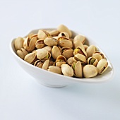 A bowl of pistachios