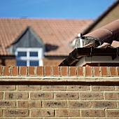 House with tiled roof