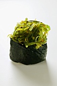 Gunkan-maki with seaweed