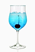 Cocktail with Blue Curacao