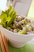 Chicken salad with celery