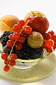 Assorted fresh berries in bowl