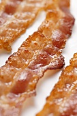 Fried bacon rashers