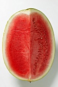 Slice of watermelon from above