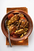 Chicken tajine with tomatoes (N. Africa)