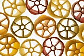 Coloured pasta wheels