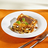 Moussaka on plate