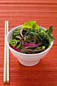 Beef salad with onions (Asia)