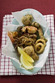 Deep-fried seafood (Liguria)