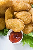 Chicken Nuggets with ketchup