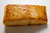 Fried salmon fillet