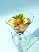 Melon salad with Cassis