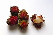 Several Rambutan; one open