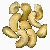 Several cashew kernels