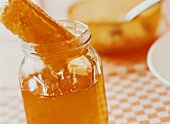 Honeycomb in jar