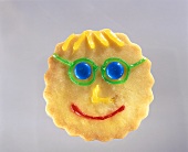 Decorated biscuit (boy's face)