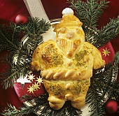 Baked Father Christmas (bread dough, Switzerland)
