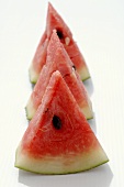Three pieces of watermelon