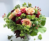 Mixed arrangement with roses