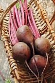 Beetroot in basket