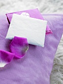 Scented sachet with rose essence