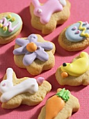 Decorated Easter biscuits