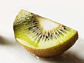 A wedge of kiwi fruit