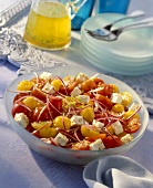 Tomato salad with mozzarella