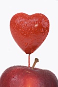 Apple with heart