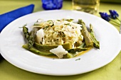 Asparagus risotto with grated Parmesan
