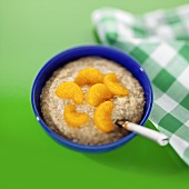 Porridge with mandarin oranges