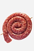 A coiled sausage
