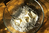 Cutting Butter into Flour with a Pastry Blender