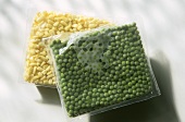 Package of Frozen Peas and Corn
