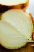 A halved onion