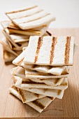 Grilled white bread