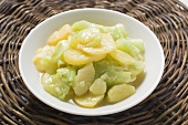 Potato and cucumber salad