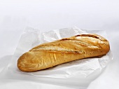 A long white loaf on sandwich wrap