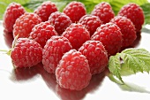 Fresh raspberries