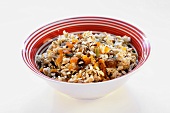 Muesli with dried fruit and pumpkin seeds