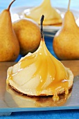 Pears with maple syrup