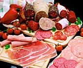 Platter of cold cuts