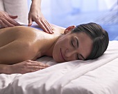 Woman having a massage