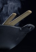Steaming wok