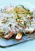 Glass noodle salad with surimi