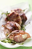 Goat's cheese wrapped in bacon