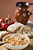Bread soup with tomatoes