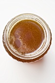 Honey jar from above
