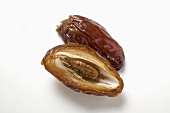 Dried date, halved