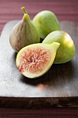 Three whole figs and one half fig
